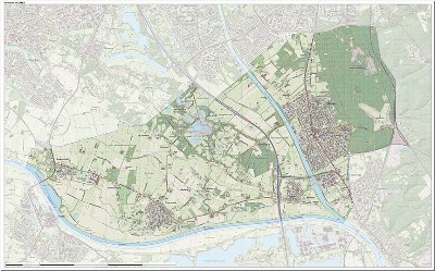 Topografiekaart Heumen 2017 kopie