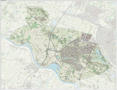 Topografiekaart Wijchen kopie