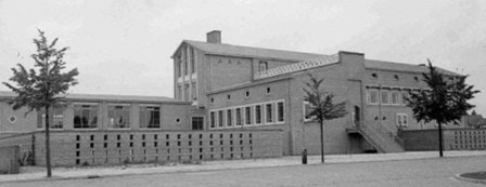 LTS Dr. Poels Goffertweg Nijmegen Toen 1957 nog zonder mozaek 2